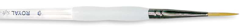 Soft-Grip Golden Taklon Short Liner Brush Size 0