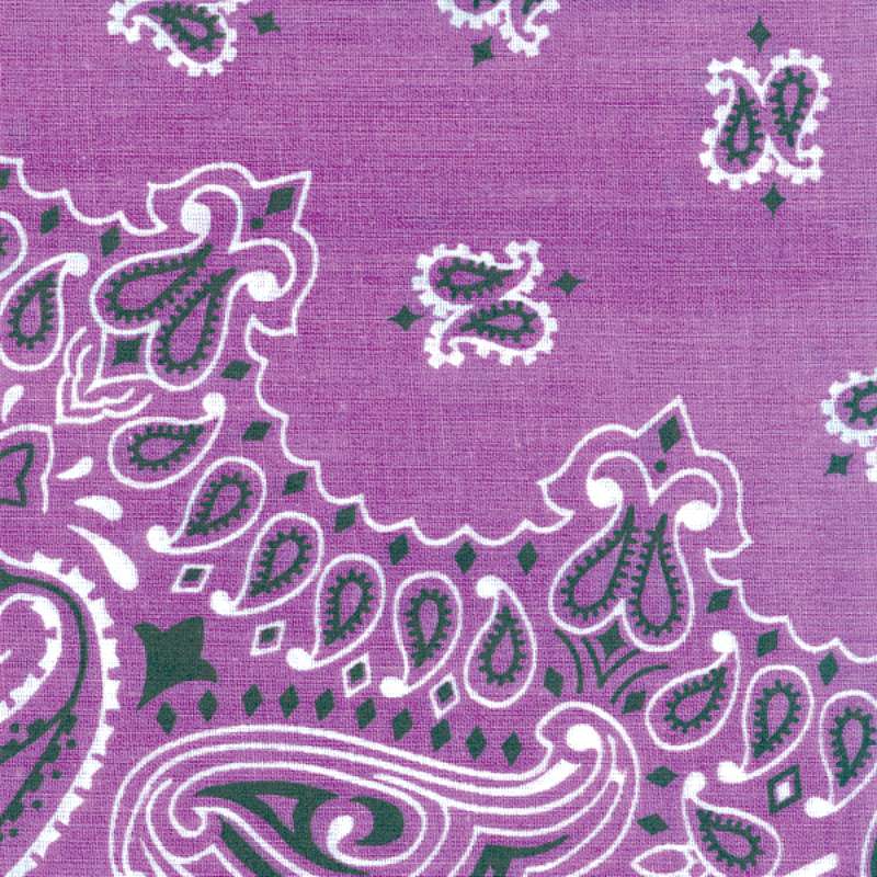 Hav-A-Hank Paisley Bandanna 22"X22" Lavender