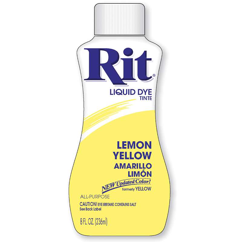 Rit Dye Liquid 8oz Lemon Yellow