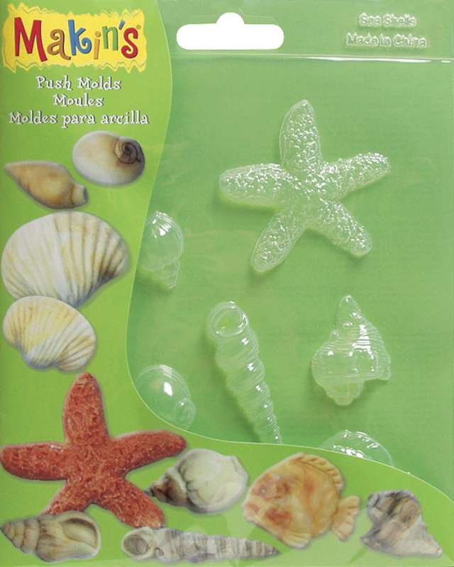 Makin's Clay Push Molds Seashells