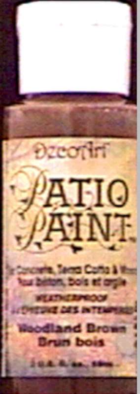 Patio Paint 2oz Woodland Brown