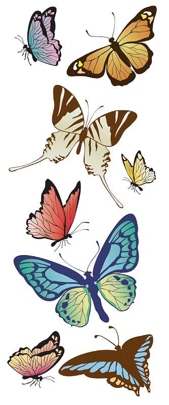 Jolee's Boutique Dimensional Stickers Butterflies