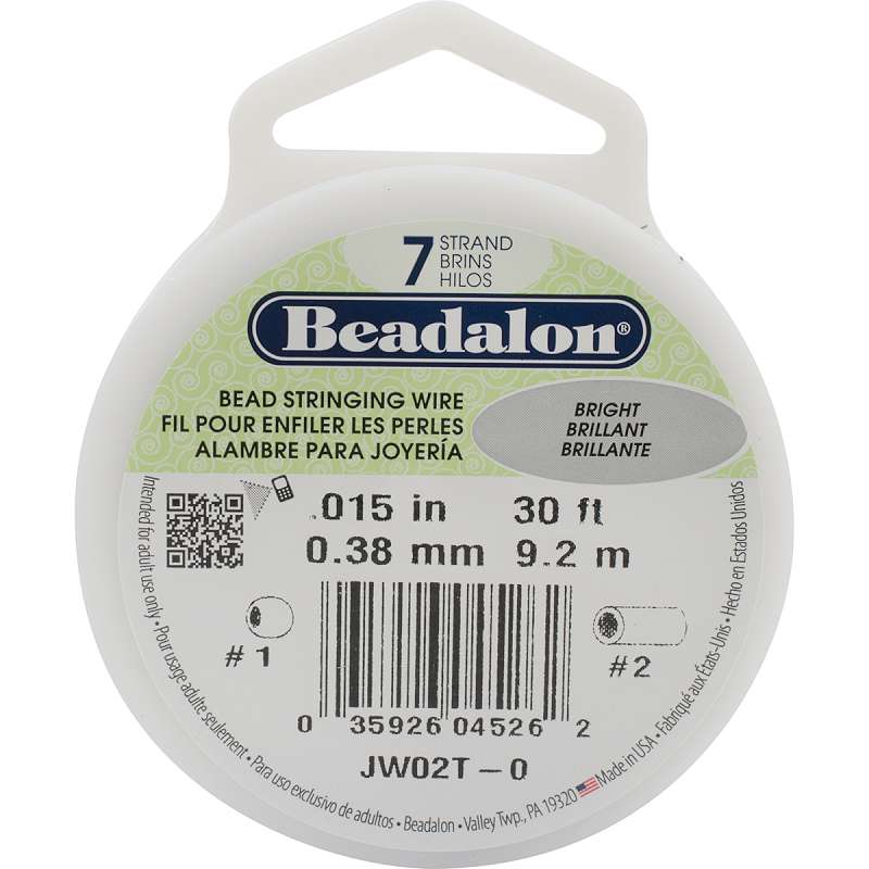 Stringing Wire 7-Strand .015"X30' Bright