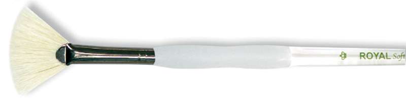 Soft-Grip Bristle Fan Brush Size 4
