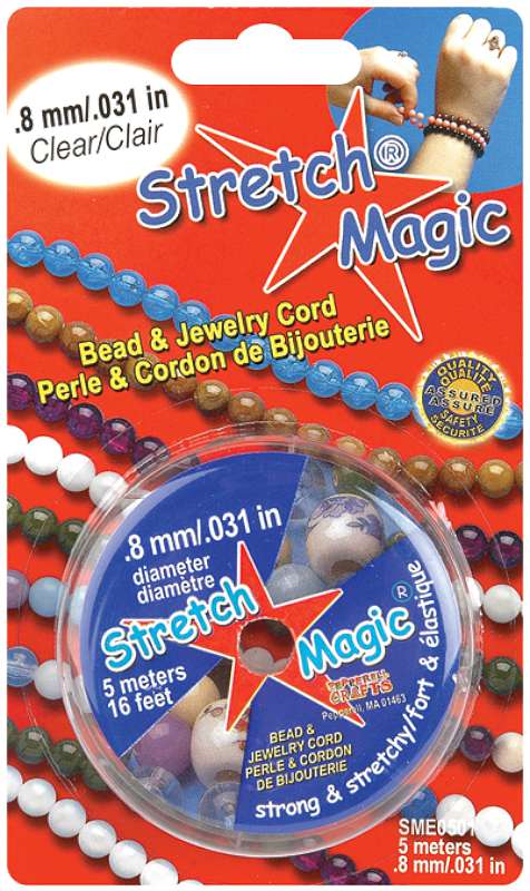 Stretch Magic Bead & Jewelry Cord .8mmX5m Clear