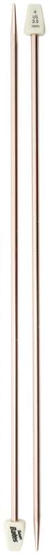 Silvalume Single Point Knitting Needles 10" Size 4/3.5mm