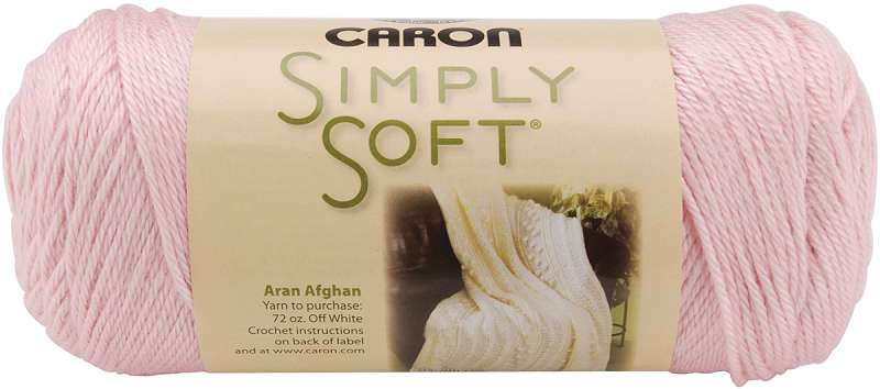 Simply Soft Solids Yarn Soft Pink
