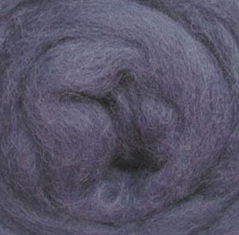 Wool Roving 12" .22oz Periwinkle