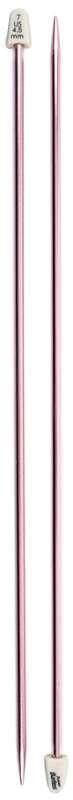 Silvalume Single Point Knitting Needles 10" Size 7/4.5mm