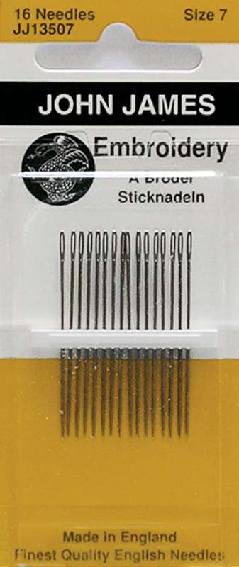 Embroidery Hand Needles Size 7 16/Pkg