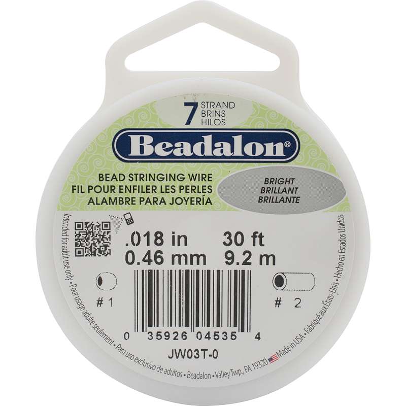 Stringing Wire 7-Strand .018"X30' Bright
