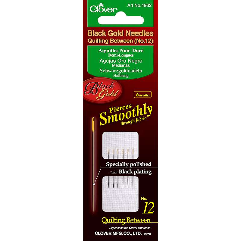 Black Gold Quilting Betweens Needles Size 12 6/Pkg