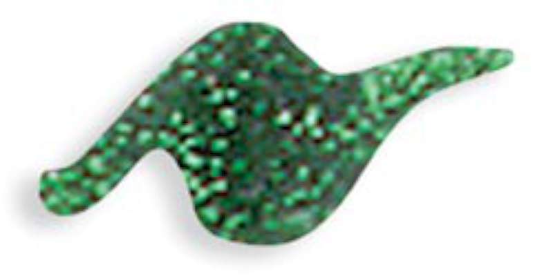 Scribbles 3D Fabric Paint 1oz Glittering - Electric Green