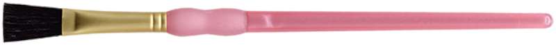 Crafter's Choice Black Bristle Flat Brush 3/4" Width