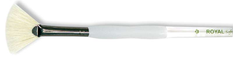 Soft-Grip Bristle Fan Brush Size 6