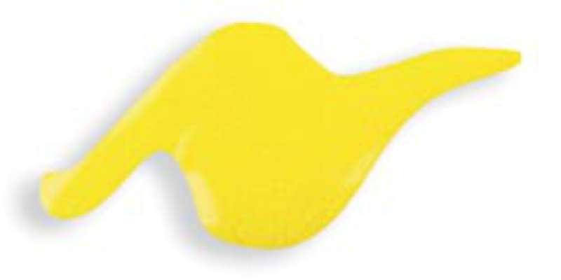 Scribbles 3D Fabric Paint 1oz Shiny - Sunny Yellow
