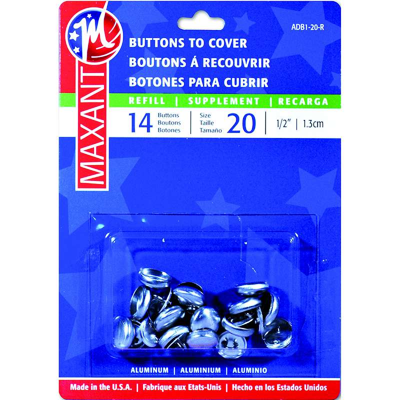 Cover Button Refill Size 20 1/2" 14/Pkg