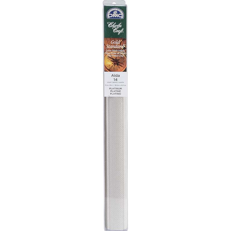 Gold Standard Aida 14 Count 15"X18" Box Platinum