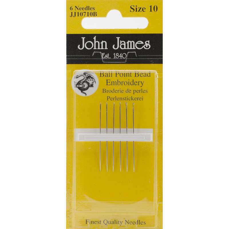 Bead Embroidery Hand Needles Size 10 6/Pkg