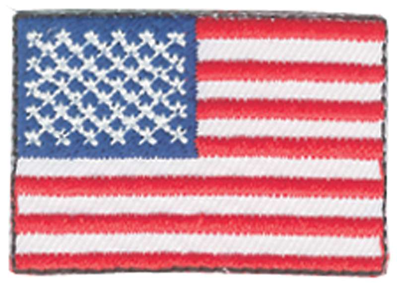 American Pride Decorative Patches Small American Flags 2/Pkg