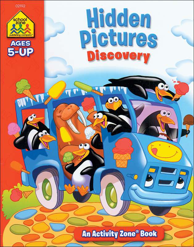 Activity Workbook Hidden Pictures Discovery - Ages 5+