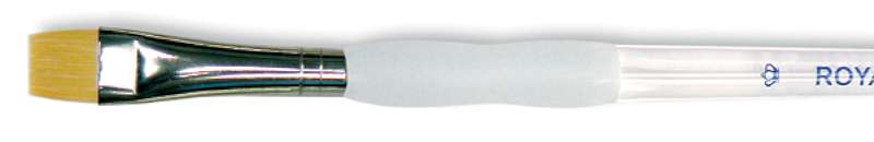 Soft-Grip Golden Taklon Short Shader Brush Size 4