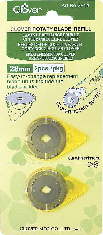 Rotary Blade Refills 28mm 2/Pkg