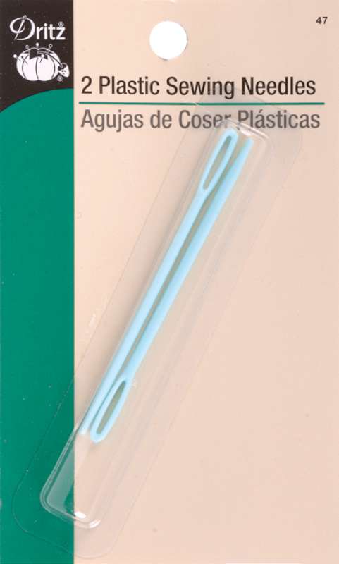 Plastic Sewing Needles  2/Pkg