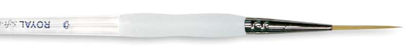 Soft-Grip Golden Taklon Script Liner Brush Size 0