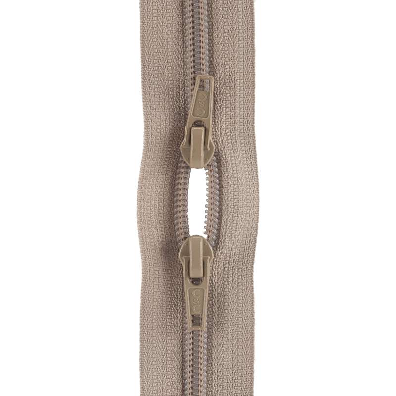 Purse Double Slider Zipper 18" Dogwood