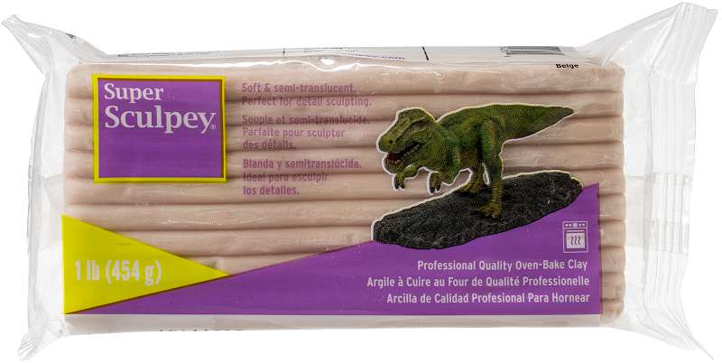 Super Sculpey Polymer Clay 1lb Beige