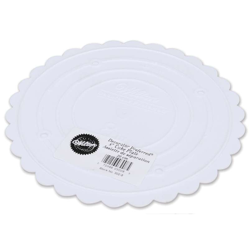 Decorator Preferred Separator Plate 8" Scalloped Round