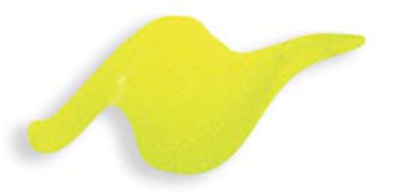 Scribbles 3D Fabric Paint 1oz Neon - Yellow