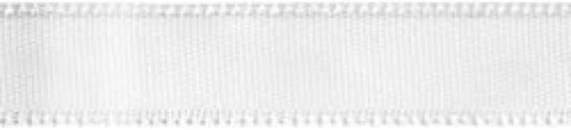 Single Face Satin Ribbon 5/8"X18' White