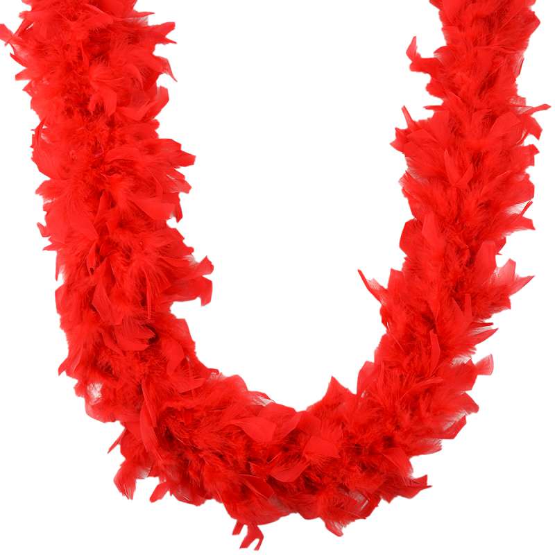 Chandelle Feather Boa 72" Red
