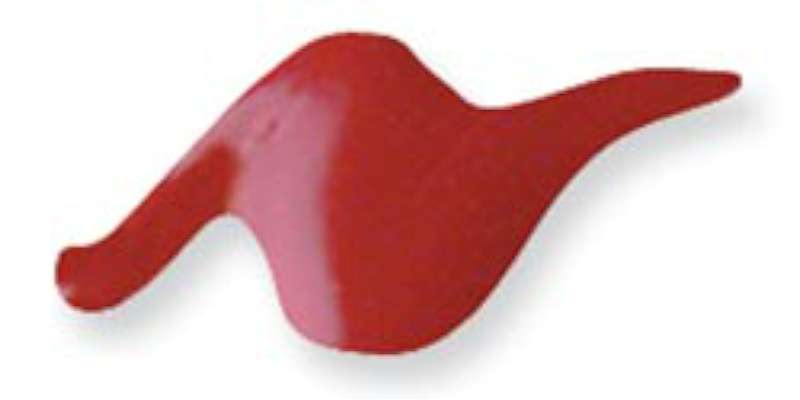 Scribbles 3D Fabric Paint 1oz Shiny - Barn Red