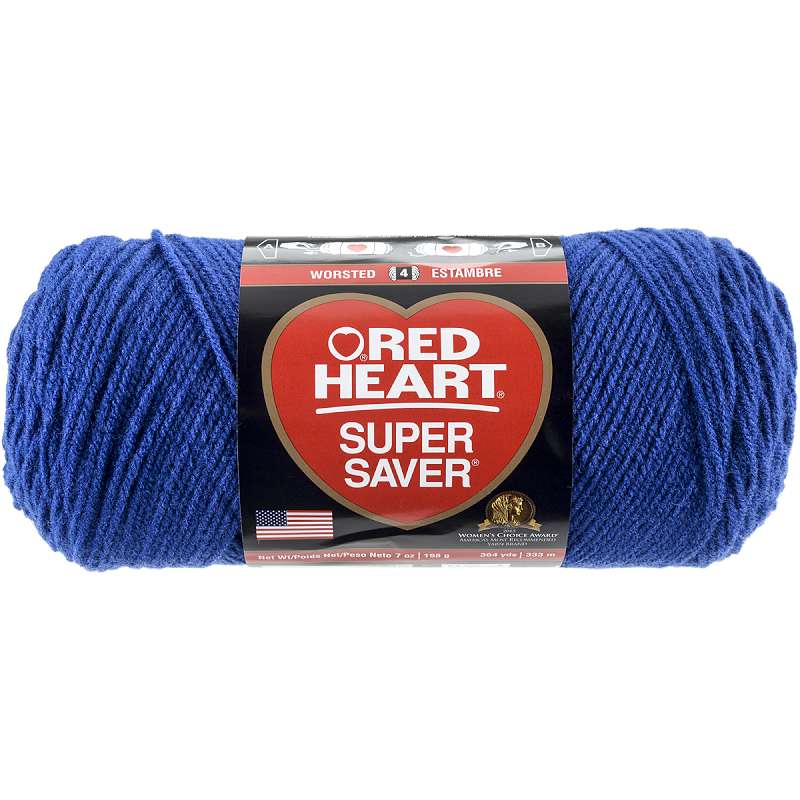 Red Heart Super Saver Yarn Royal