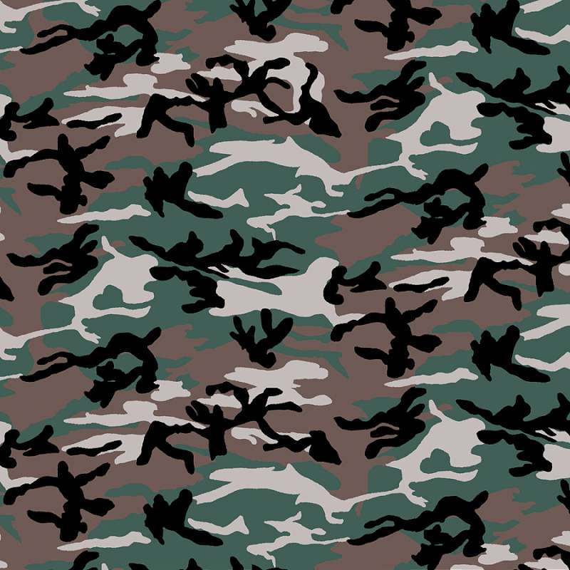 Hav-A-Hank Camouflage Bandanna 22"X22" Woodland