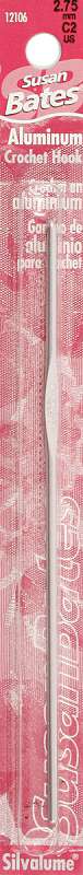 Silvalume Aluminum Crochet Hook 5.5" Size C2/2.75mm