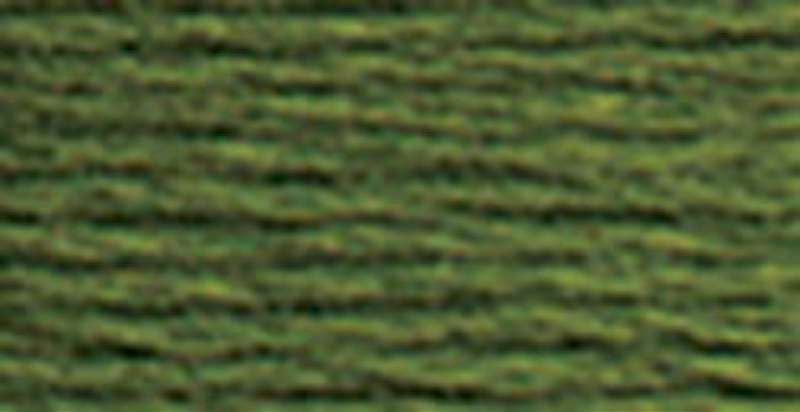 DMC Pearl Cotton Ball Size 8 87yd Medium Avocado Green