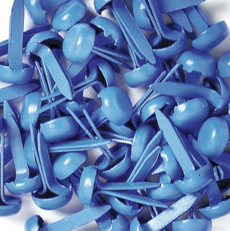 Doodlebug Mini Brads .125" 25/Pkg Blue Jean
