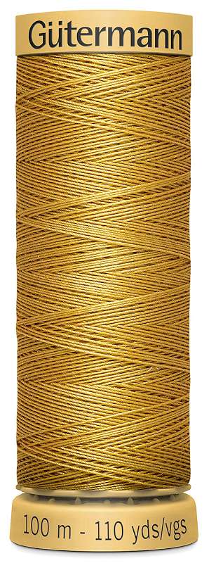 Natural Cotton Thread 110yd Dark Yellow