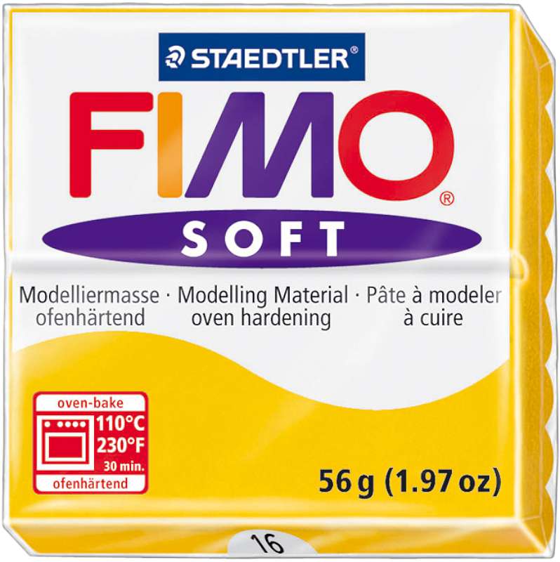 Fimo Soft Polymer Clay 2oz Sunflower