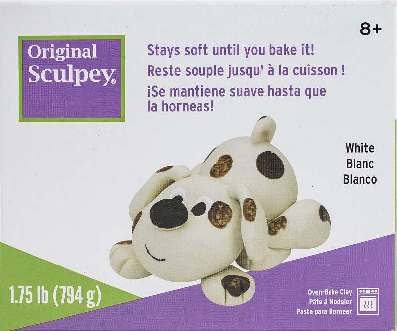 Sculpey Original Polymer Clay 1.75lb White