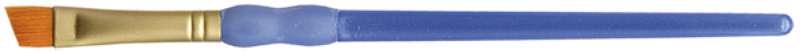 Crafter's Choice Gold Taklon Angular Brush 1/8" Width