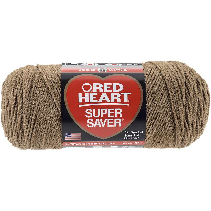 Red Heart Super Saver Yarn Cafe Latte