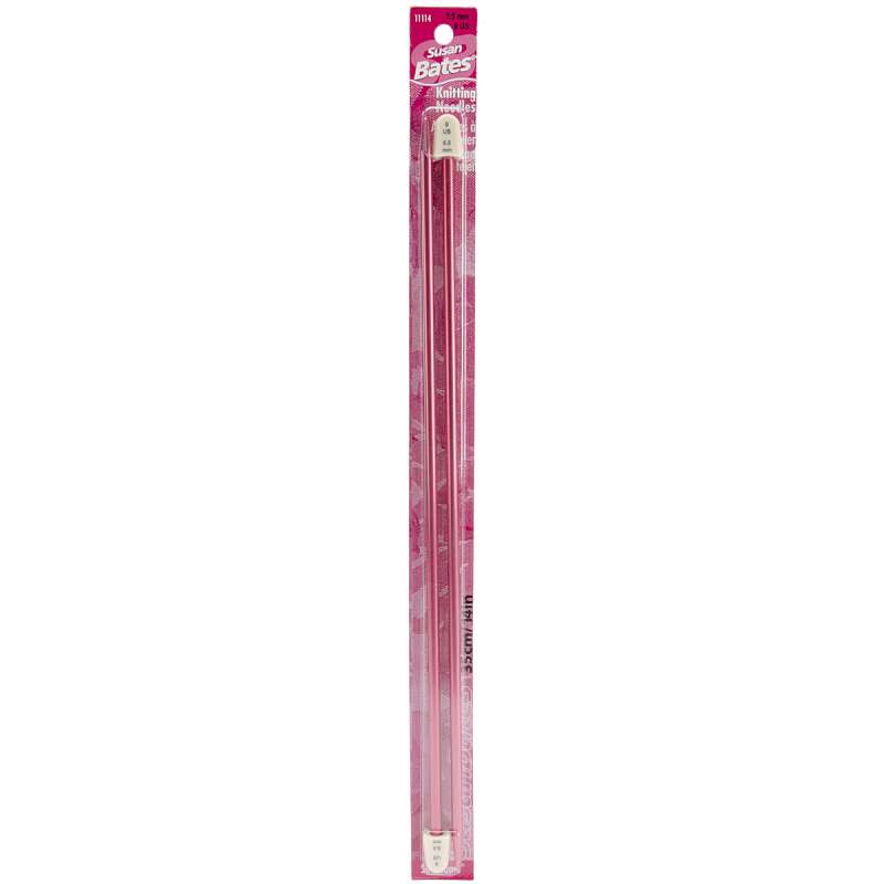Silvalume Single Point Knitting Needles 14" Size 9/5.5mm