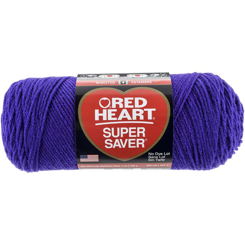 Red Heart Super Saver Yarn Amethyst