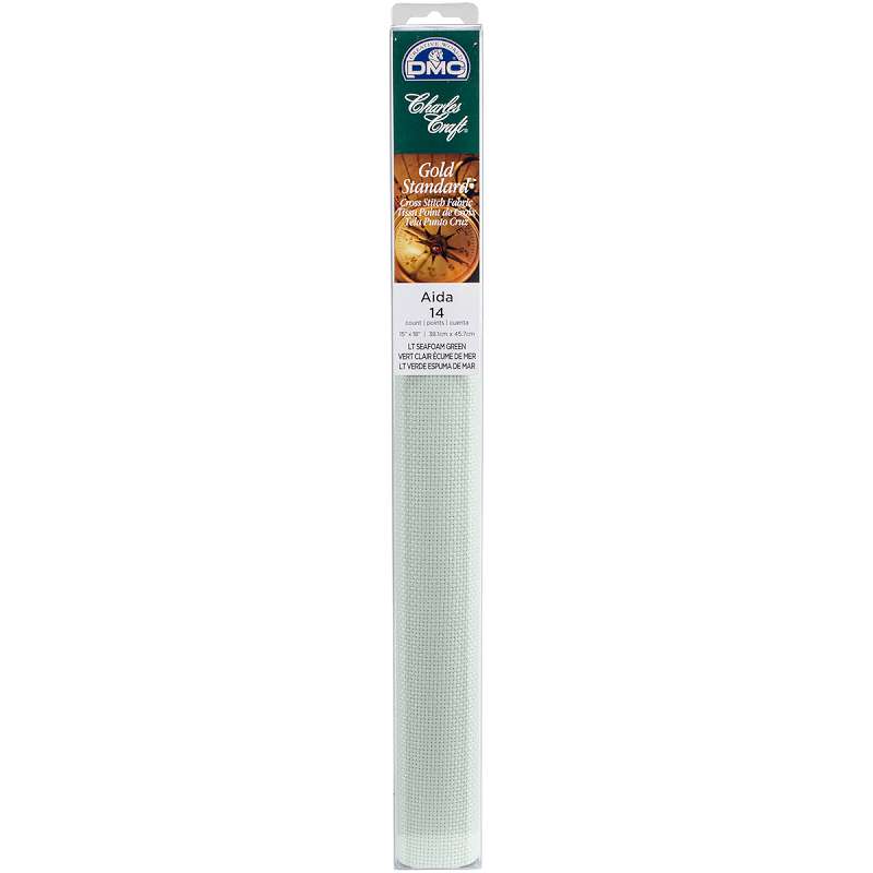 Gold Standard Aida 14 Count 15"X18" Box Light Seafoam