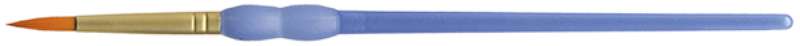 Crafter's Choice Gold Taklon Round Brush Size 0
